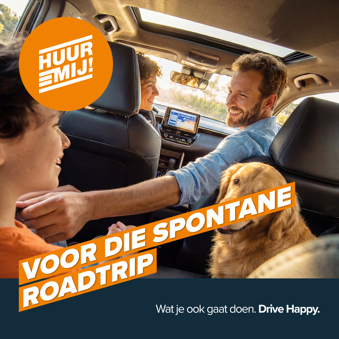 HuurMij voor die spontane roadtrip | Zomerdeal | HuurMij Autoverhuur