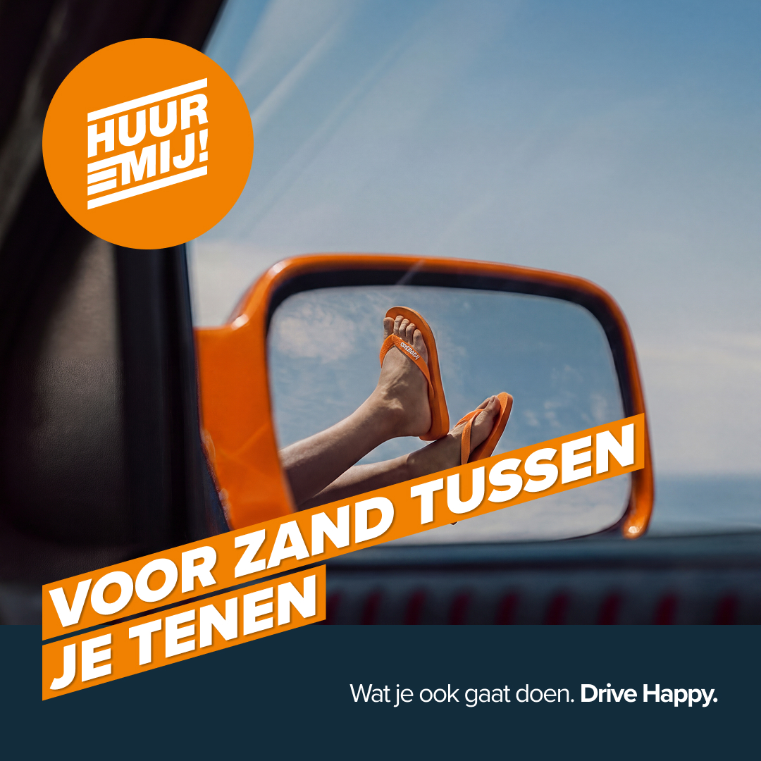 HuurMij voor zand tussen je tenen | Zomerdeal | HuurMij Autoverhuur